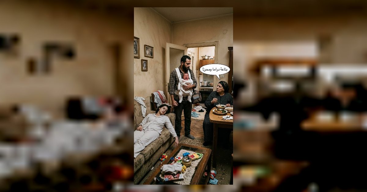 رجعت بدري، لقيت مراتي مغمى عليها على الكنبة