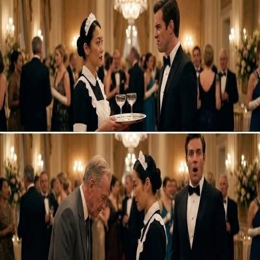 أجبرها زوجها أن تعمل خادمة في حفله… لكنه لم يعلم أن الجميع سيقف احترامًا لها بعد دقائق