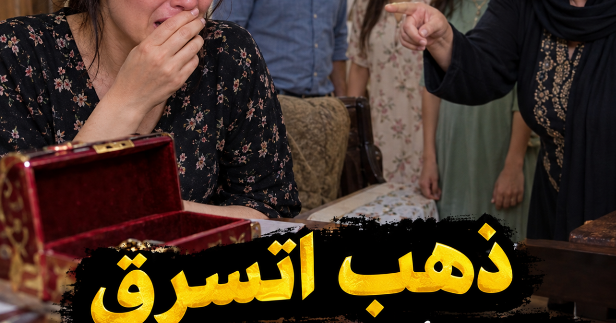ذهبي اتس،رق يوم عزومة أهل جوزي ولما سألت عليه اتهـــــــــــــموني إني أنا اللي أخدته واديته لأمي
