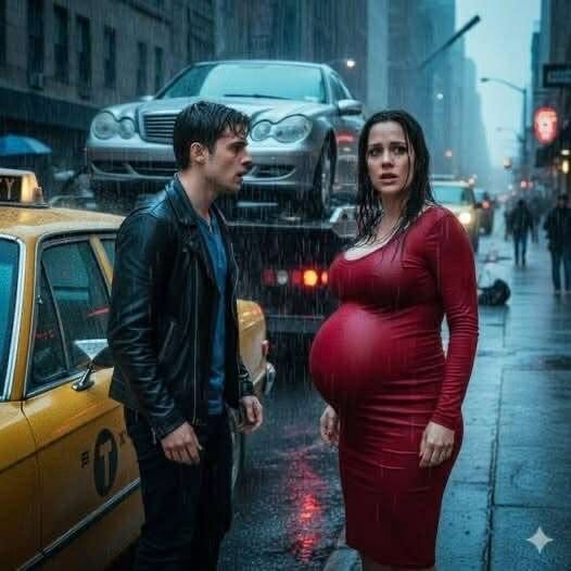 أنقذ امرأة حامل تحت المطر… ففتحت له أبواب حياة لم يحلم بها