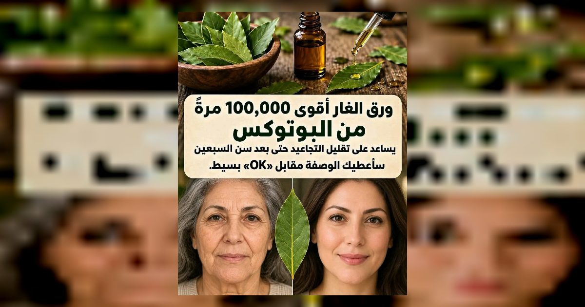 أوراق الغار أقوى بـ 100,000 مرة من البوتوكس.