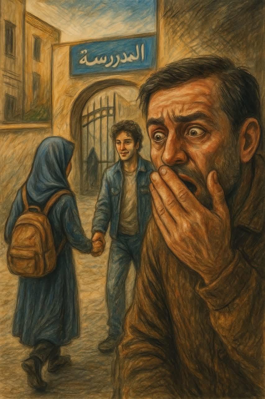 قصة الاب يوصل بنته كل يوم