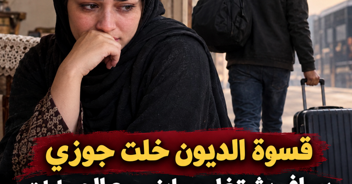 قسوة الديون خلت جوزي يسافر يشتغل وسابني مع الحربايات يأكلو فيه