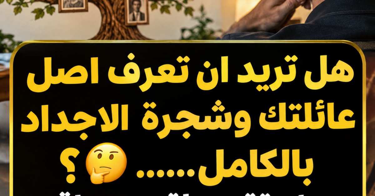 اعرف أصل عائلتك الآن: أفضل الطرق لاكتشاف شجرة العائلة وتحليل النسب