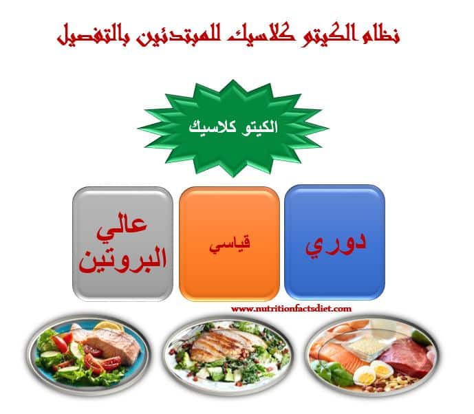 نظام الكيتو كلاسيك للمبتدئين بالتفصيل
